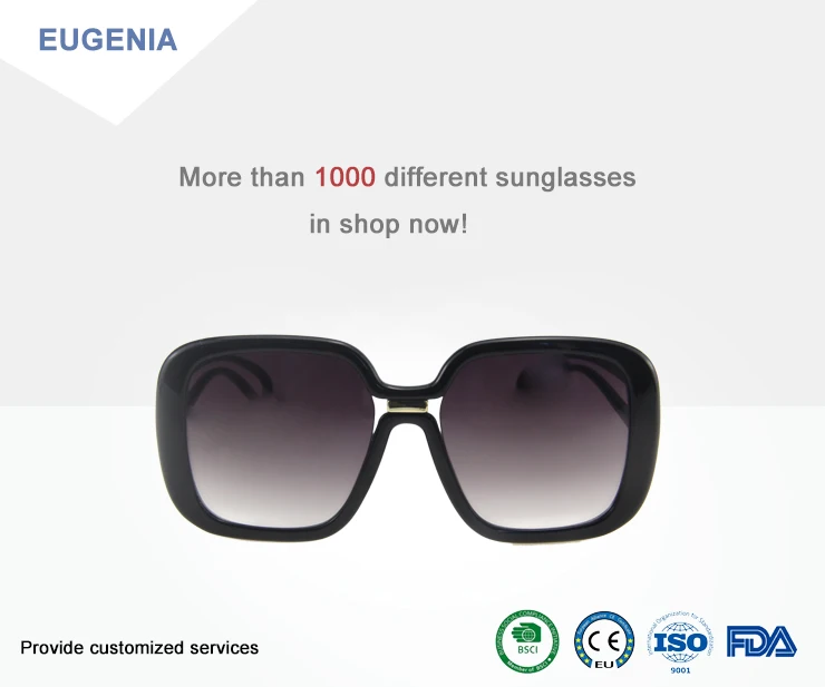 EUGENIA top selling products 2020 wholesale oversize eco-friendly polarized sunglasses