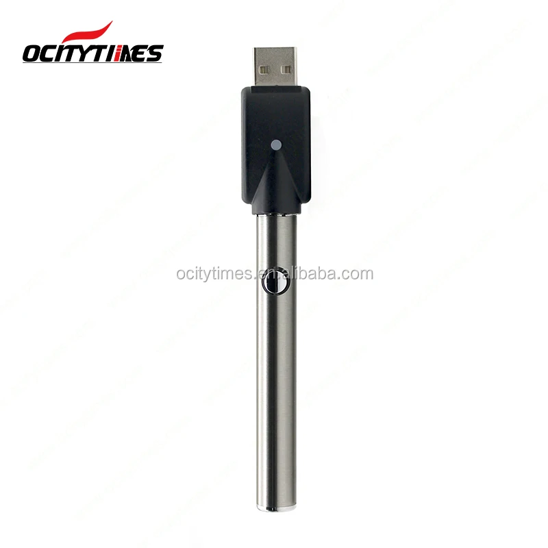 Custom box pack Ocitytimes new 510 thread cbd oil cartridge vape big power preheat S18-usb battery
