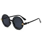 Steampunk Bee Kids Sunglasses Boys Girls Luxury Vintage Children Sunglasses Round Sun Glasses Oculos Feminino Accessories