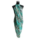 Long pashmina beach sarong scarf and shawl