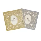 Graphic Customization Luxury Invitation Luxury Wedding Invitation Glitter Paper Wedding Invitation Card Laser Cut Card