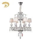 China house room indian glass arm lampshade white hanging pendant lamp