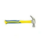 Hammer Hammer Claw Hammer Wholesale 16oz Plastic Double Color Pvc Plastic Handle Carbon Steel Claw Hammer