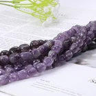 Wholesale Gemstone Jewelry Oval Loose Stones Natural Amethyst Stone for Jewelry Making