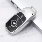 Key C Wholesale Soft Transparent TPU Car Key Case Cover For Benz C E Series