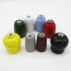 High quality porcelain socket Ceramic Lamp Holder E27 ceramic lamp base