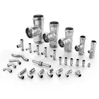 Press Pipe Press Fitting M Profile Stainless Steel Flexible Water Pipe Press Fittings Coupling