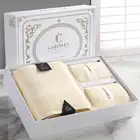 5 Star colourful 100% cotton hotel toalha de banho hand bath towel set in luxury gift box