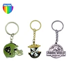 leaf clover featured shopping token name logo trolley keychain