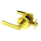 Round Rosette Residential Door Lock Lever, Used for 1 3/8" to 1 3/4" Thickness Door