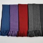 2019 Cheap Price 100% Acrylic Raschel Small Motif Knitted Scarf Men Scarves