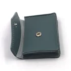 PU leather business card holder wallet for women