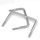 Zinc Plated Steel Square u Bolt Pipe Clamp