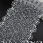 Wedding light fabric chantilly eyelash lace for bridal dress