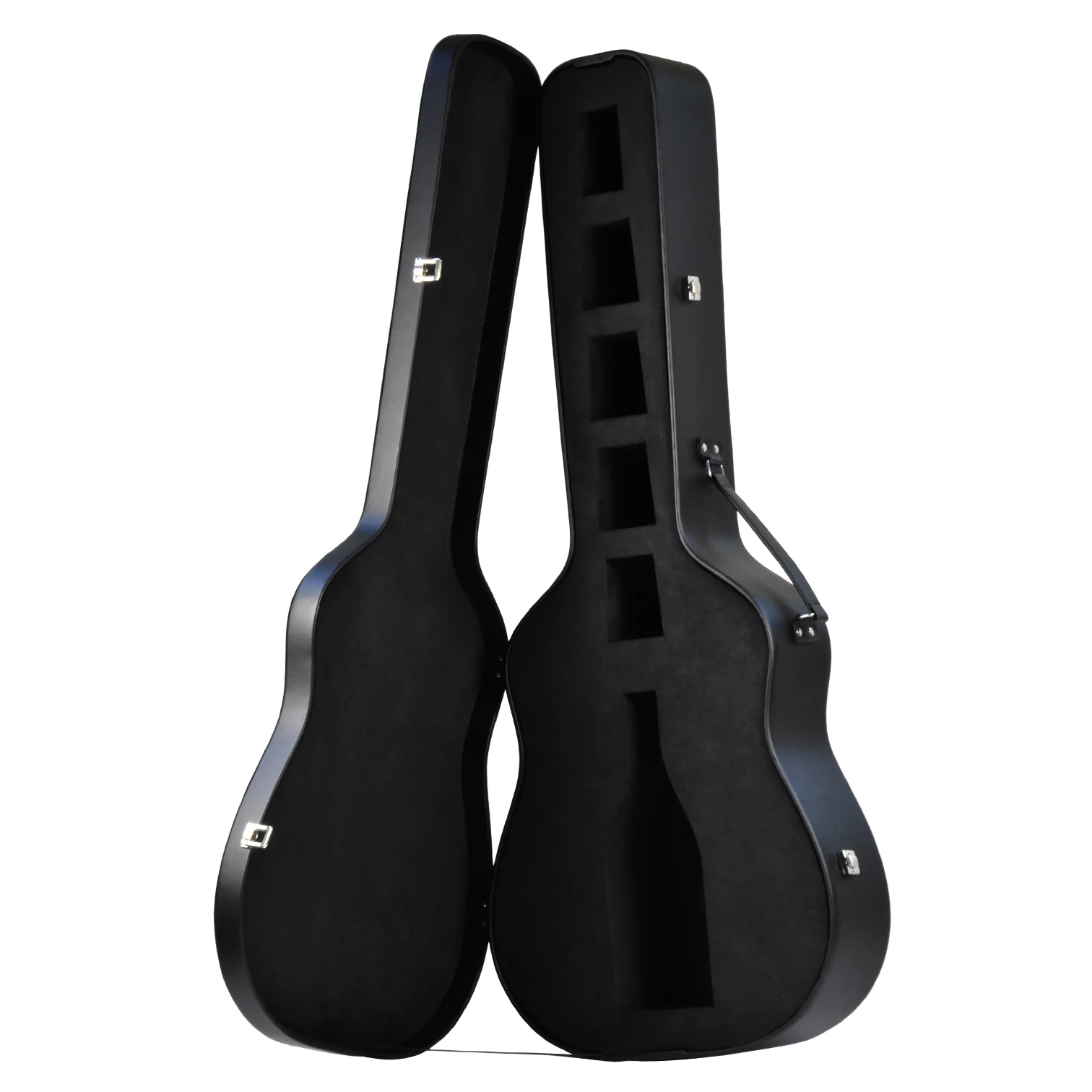 New design custom portable violin shaped leather wine box with lock