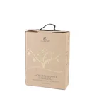 Custom kraft paper logo goid foil stamping mailer boxes corrugated gift packaging box for wine