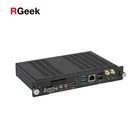 RGEEK OPS120B Industrial Use PC Intel Core i3 4K Intel HD Digital Signage Fanless Blockchain OPS Mini PC
