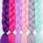 24 Inch/100g Jumbo Braid Ombre Wholesale Crochet Hair Extensions accessories African Synthetic Braiding Hair