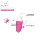 APP controlled Magic Motion Pink silicone sex toy love eggs vibrating eggs remote wireless love eggs for woman vagina