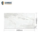 1200 x 2400 Polished glazed banquet hall porcelain tiles gray luxury marble vein ceramic tile floors