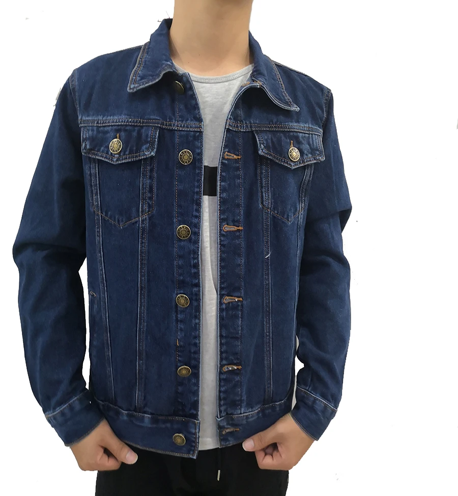 Factory High Quality Fashion Denim Custom Jackets Jean Jacket Men