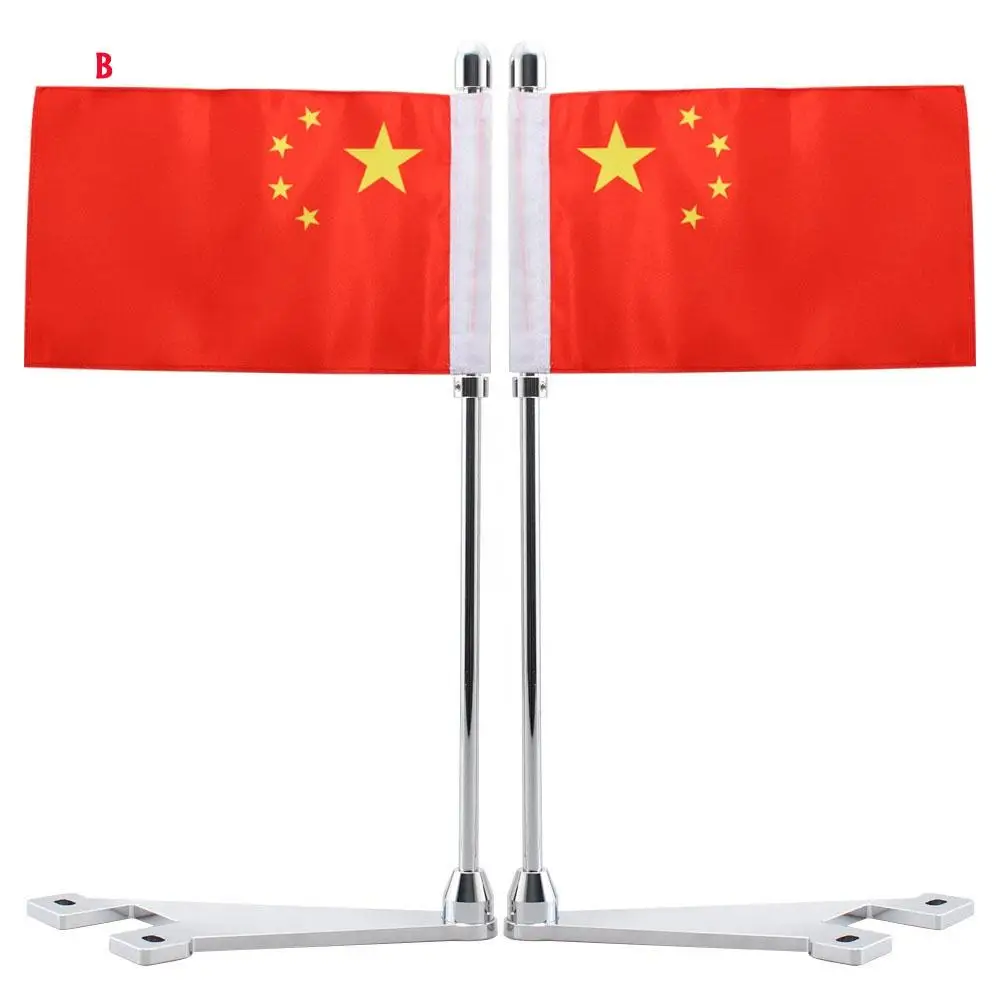 Motorcycle Flag Pole Rear Side Mount Luggage Rack For Harley Touring Electra Road Glide King Hard Stretched Saddle Bag Flag