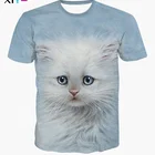 100% polyester fat cat 140gsm full sublimation print t-shirt