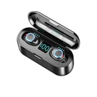 Bluetooth Headphone F9 TWS Wireless Bluetooth Earbuds Stereo Earphone Cordless Sports Bluetooth in-Ear Earphones