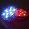 change colour 10 leds waterproof led light submersible with remote control