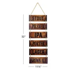 Gift Wooden Rustic Hanging Wall Sign Display Nicely Great Gift Vintage Style Wooden Home Decor