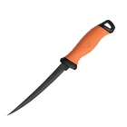 New Arrival Fillet Knife for Fishing Soft PP+TPR Handle Black Coating Stainless Steel Fish Filet Knife