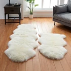 handmade Picnic rug rabbit faux carpet morden shag area tufted viscose silk