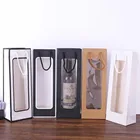 Wine Bag Paper Gift Recyclable Wine Bottle Bag Kraft Paper Gift Bag For Flowers