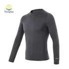 High Quality Outdoor Men Slim Fit Merino Wool Base Layer T Shirt