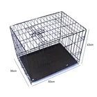 Iron Wire Folding Collapsible Dog House Cat Carriers hamster Pet Kennel Cage