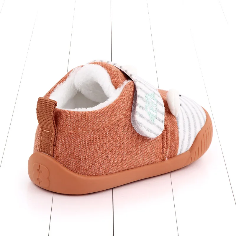 Warm Cute Animal Print Cotton Baby Shoes New Born Baby Walking Shoes Unisex details