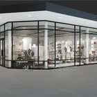 3D Rendering Jewellery Shop Design Retail Display Decorations for Jewelry Store