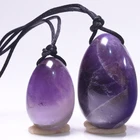 High Quality Nice Small Natural Uruguay Purple Crystal Quartz Amethyst Yoni Eggs