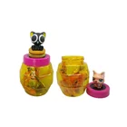 Environmentally Friendly Transparent Free Sample Food Packaging Empty Candy Pet Plastic Can