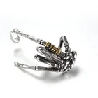 Pendant Finger Punk Casting Necklace Pendant Stainless Steel Skull Finger Jewelry For Men