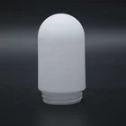 Led Lamps And Lanterns Of Accessories White mini screw glass lamp shade