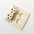 US Standard 15A double universal wall socket receptacle