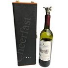 Shipment Gift Package Red Wine Bottle Box Leather