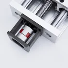 Stroke 100mm-1000mm Manual motorized Linear module Sliding Table Slide Linear Stage HX120
