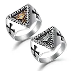 New Fashion Trendy Wholesale Cool Eye Triangle Shape Ring Vintage