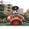 Custom giant Inflatable pirate captain character,inflatable model big cartoon decoration for advertising events and theme park
