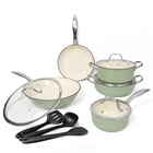 One-Stop Service Ceramic Cookware Set Ceramic Cookware Set Elegant Ceramic Nonstick Home Kitchen Cookware Set