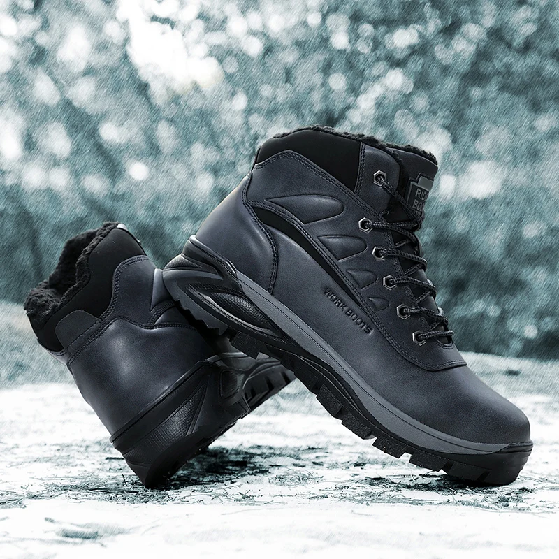Genuine Leather Comfortable High-Top Hiking Boots For Men Brown S219-2192 (STOCK ITEM-20% OFF) 7 PRISTINE