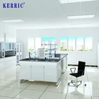 Lab Workbench Suppliers Design Steel Wood Materials Central Bench Laboratory Furniture For Sale