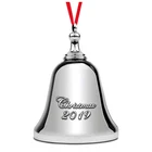 Gifts Holiday Gift Gift Gifts Ornament Silver Plate Sleigh Bell Metal Holiday Ornament Christmas Ball Ornament